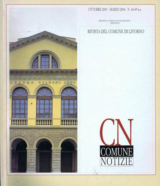 Comune Notizie. Rivista del Comune di Livorno - copertina