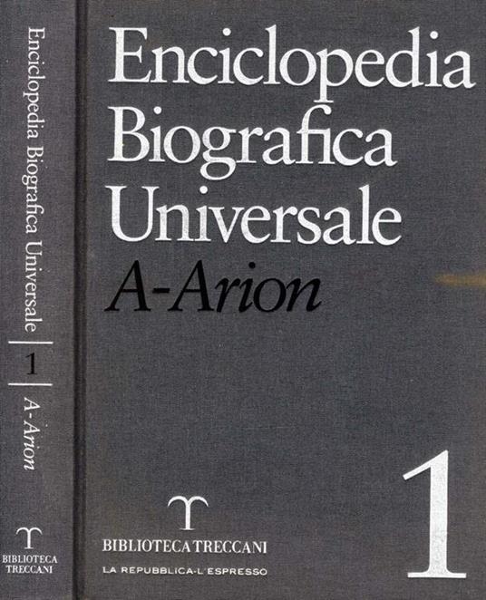 Enciclopedia Biografica Universale - copertina