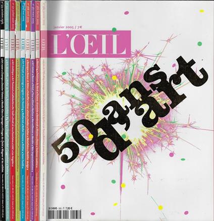 L' Oeil Anno 2005 n° 565, 566, 567, 568, 569, 570, 571, 572, 573 - copertina