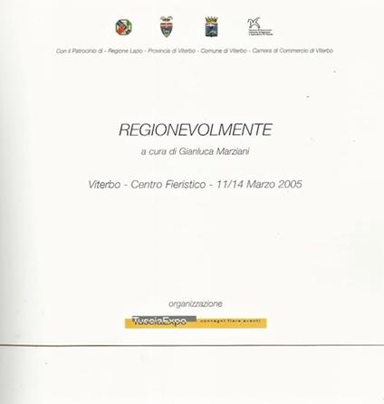 Regionevolmente - Gianluca Marziani - copertina