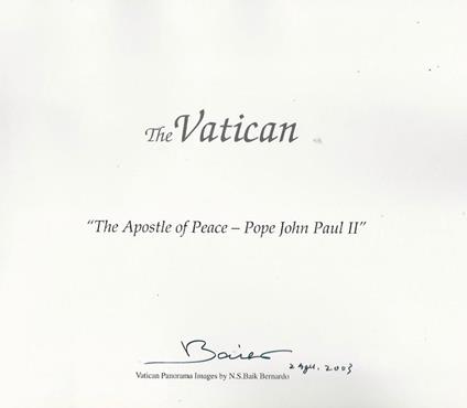 The Vatican - copertina