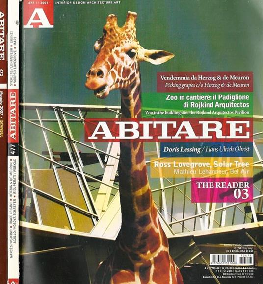 Abitare n. 472 - 477. Interior Design Architecture Art - copertina