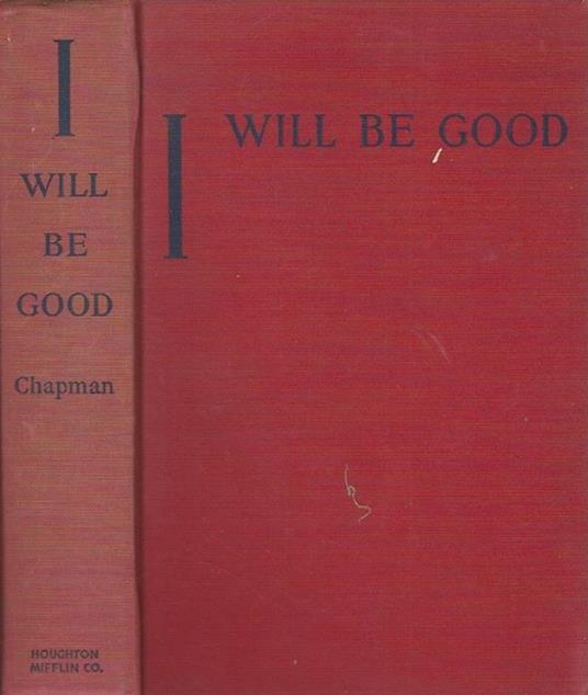 I will be good - Hester W. Chapman - copertina
