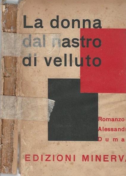 La donna dal nastro di velluto - Alexandre Dumas - copertina