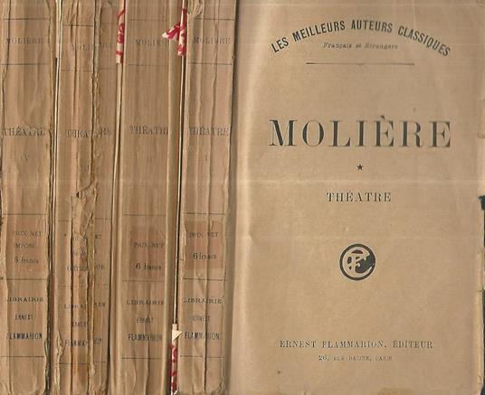 Theatre complet de J.-B. Poquelin de Moliere - Molière - copertina