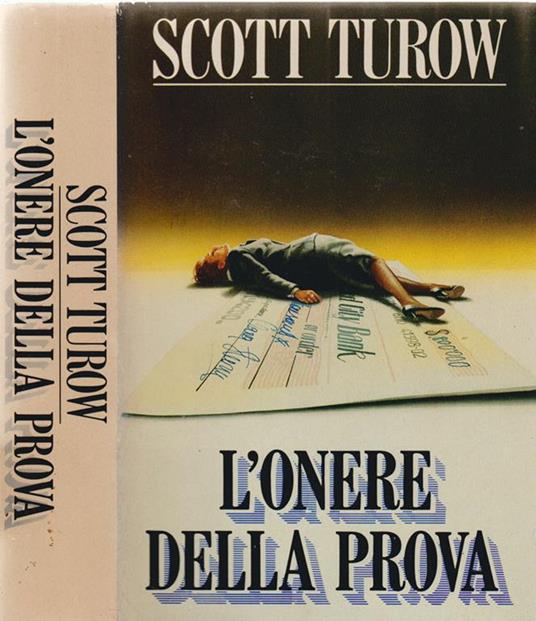 L' onere della prova - Scott Turow - copertina