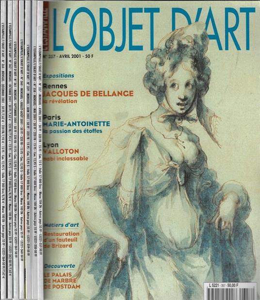 L' Estampille / L' Objet D'Art Anno 2001 N° 357, 358, 359, 360, 361, 362, 364 - copertina