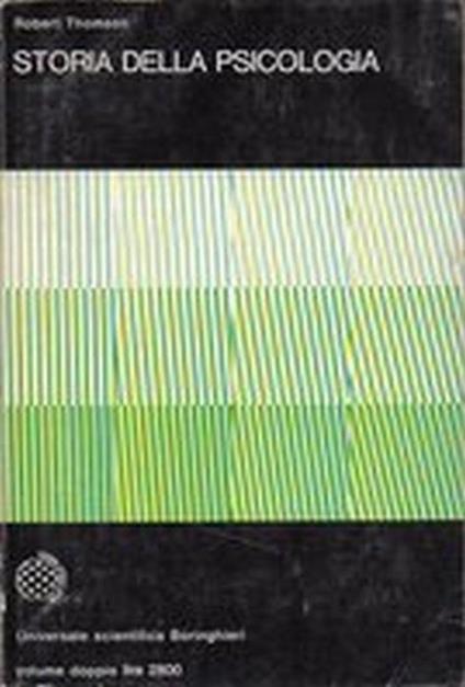 Storia Della Psicologia - Robert Thomson - copertina