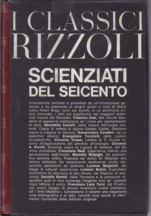 Scienziati Del Seicento - Maria Luisa Altieri Biagi - copertina