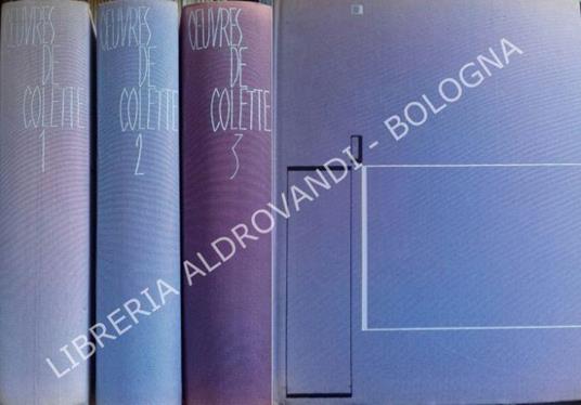 Oeuvres De Colette (3 Volumi) - Colette - copertina