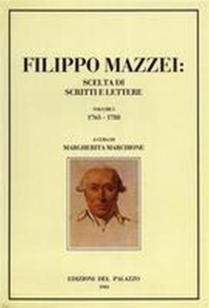 Scelta Di Scritti E Lettere - Filippo Mazzei - copertina