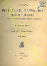 Nuovo dizionario tascabile italiano-tedesco ad uso delle scuole, dei commercianti, viaggiatori, ecc