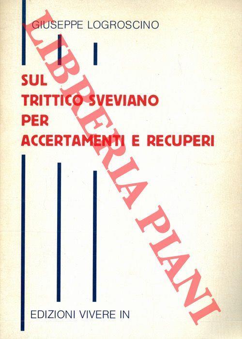 Sul trittico sveviano per accertamenti e recuperi - Giuseppe Logroscino - copertina