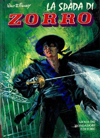 La spada di Zorro - Walt Disney - copertina