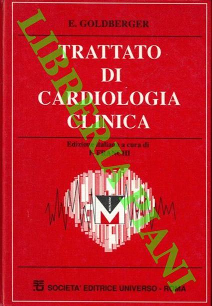Trattato di cardiologia clinica - E. Goldberger - copertina