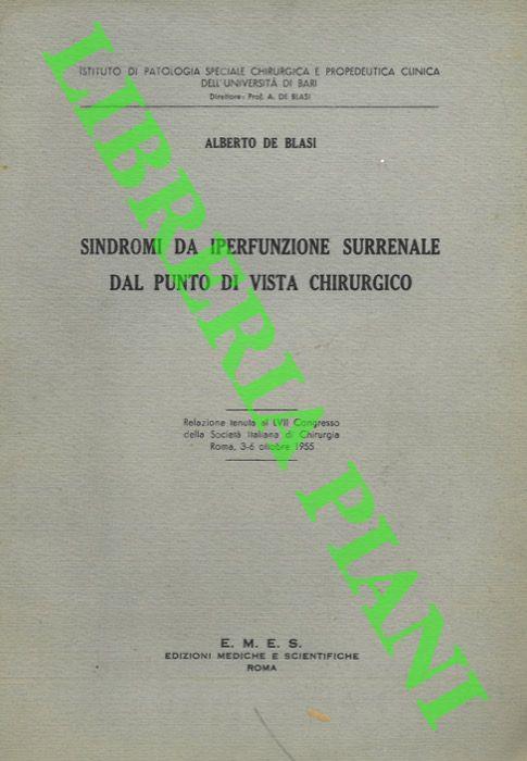 Sindromi da iperfunzione surrenale dal punto di vista chirugico - copertina