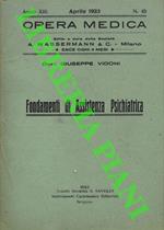 Fondamenti di Assistenza Psichiatrica