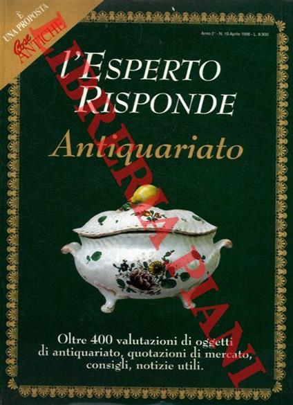 L' esperto risponde Antiquariato. Anno 2. N. 10 - copertina