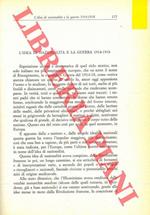 L' idea di nazionalità e la guerra 1914-1918