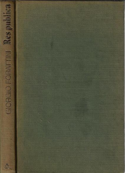 Res publica - Giorgio Forattini - copertina
