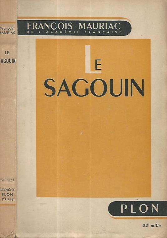 Le sagouin - François Mauriac - copertina