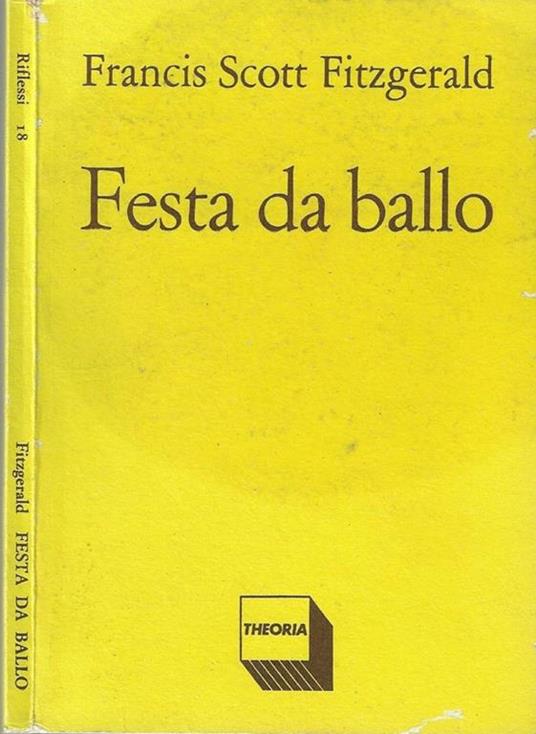 Festa da ballo - Francis Scott Fitzgerald - copertina