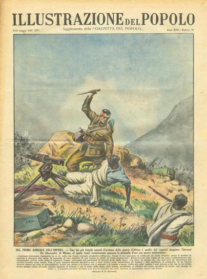 Illustrazione del Popolo. Supplemento della Gazzetta del Popolo anno XVII n.19, 1937 - copertina