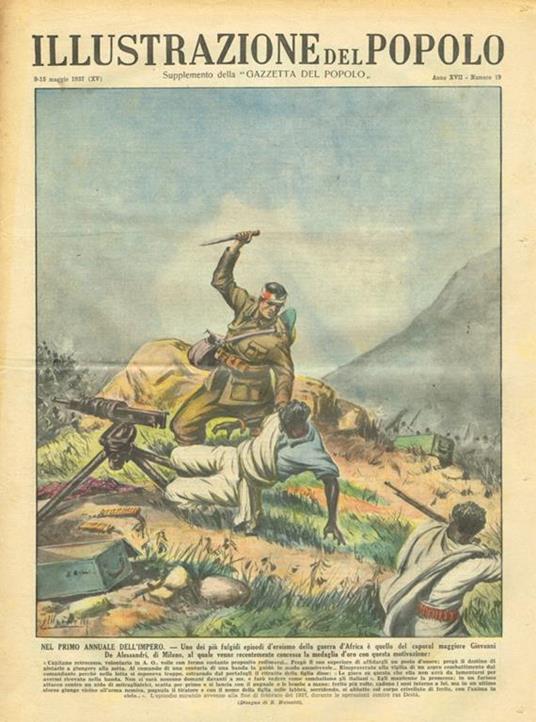Illustrazione del Popolo. Supplemento della Gazzetta del Popolo anno XVII n.19, 1937 - copertina