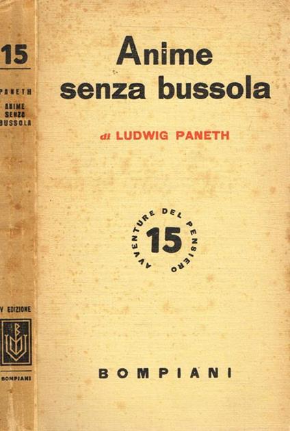 Anime senza bussola - Ludwig Paneth - copertina