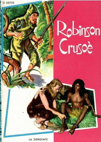Robinson Crusoe' - Daniel Defoe - copertina