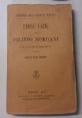 Prose varie di Filippo Mordani - Filippo Mordani - copertina