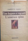 L’amorosa spina - Umberto Saba - copertina
