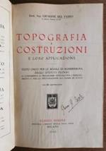 Topografia e costruzioni e loro applicazione
