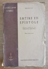 Satire ed epistole - Q. Flacco Orazio - copertina
