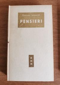 Pensieri - Giacomo Leopardi - copertina