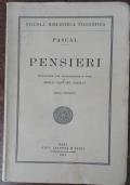 Pensieri - Blaise Pascal - copertina