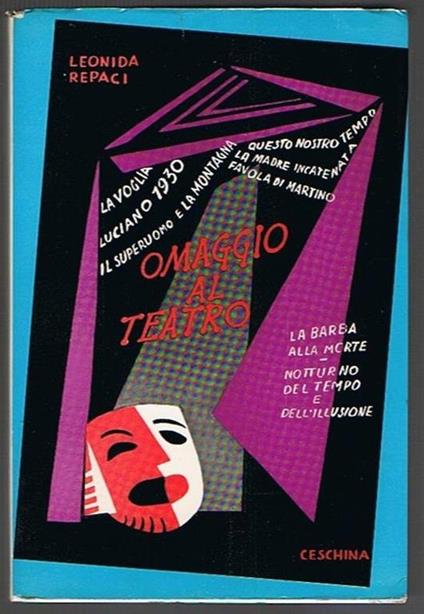 Omaggio al teatro - Leonida Rèpaci - copertina
