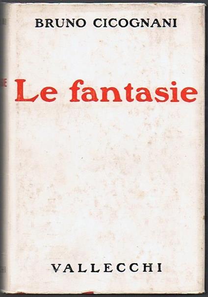 Le fantasie - Bruno Cicognani - copertina