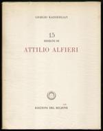 15 Quindici disegni di Attilio Alfieri