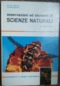 Osservazioni ed elementi di Scienze Naturali Vol. I - Enrico Mariani - copertina
