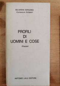 Profili di uomini e cose di Salvatore Rapisarda - copertina