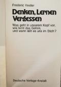Denken, Lerner, Vergessen - Frederic Vester - copertina