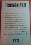 Testimonianze 173 - copertina