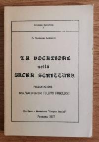 La vocazione nella sacra scrittura - Teodosio Lombardi - copertina
