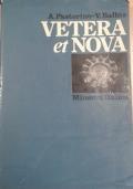 Vetera Et Nova Di A. Pastorino - copertina