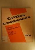 Critica comunista 15/16 - Periodico bimestrale 1982 di sconosciuto - copertina