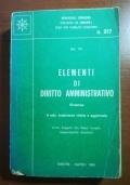 Elementi di diritto amministrativo - copertina