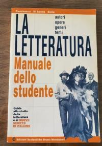 La letteratura, manuale dello studente - copertina
