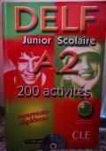 Delf Junior Scolaire A2 200 Activités - copertina