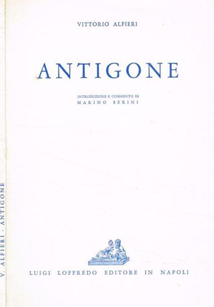Antigone - Vittorio Alfieri - copertina